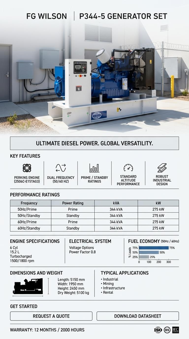 FG Wilson P344-5 Generator Set