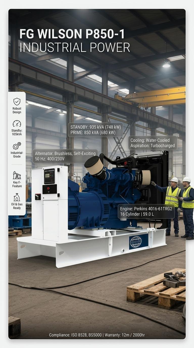 FG Wilson P850-1 Generator Set
