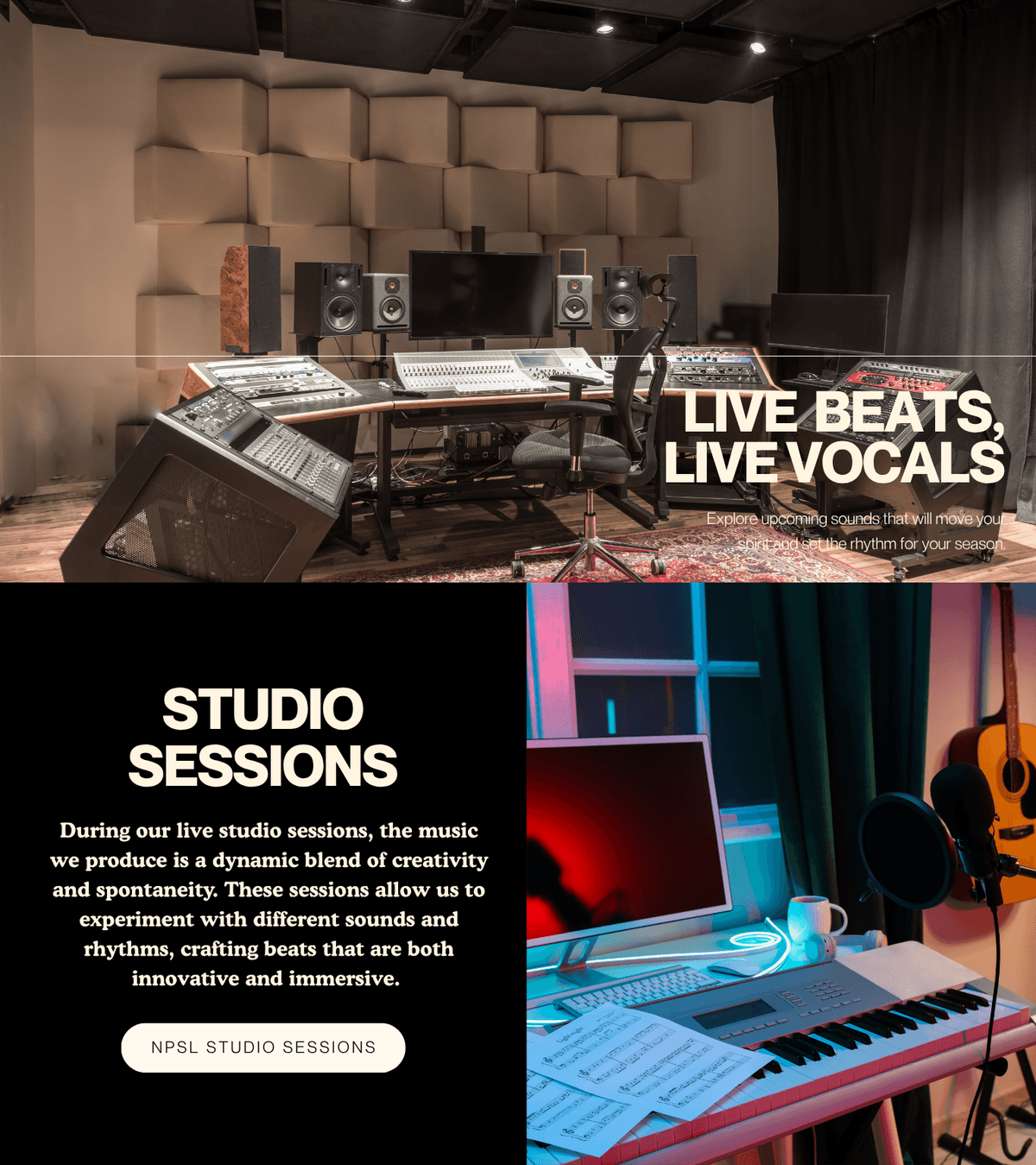 Studio Session 1 Hour