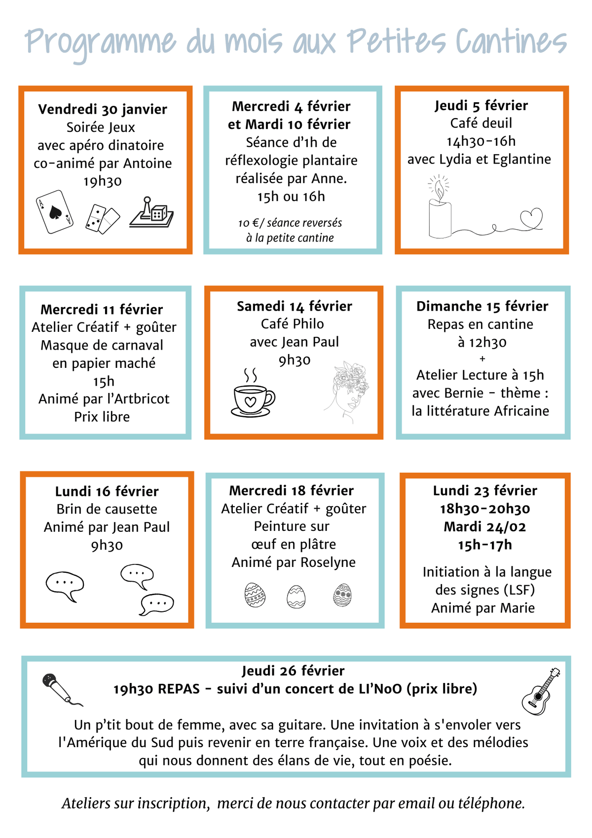 menu les petites cantines mâcon du 16 au 20 décembre
