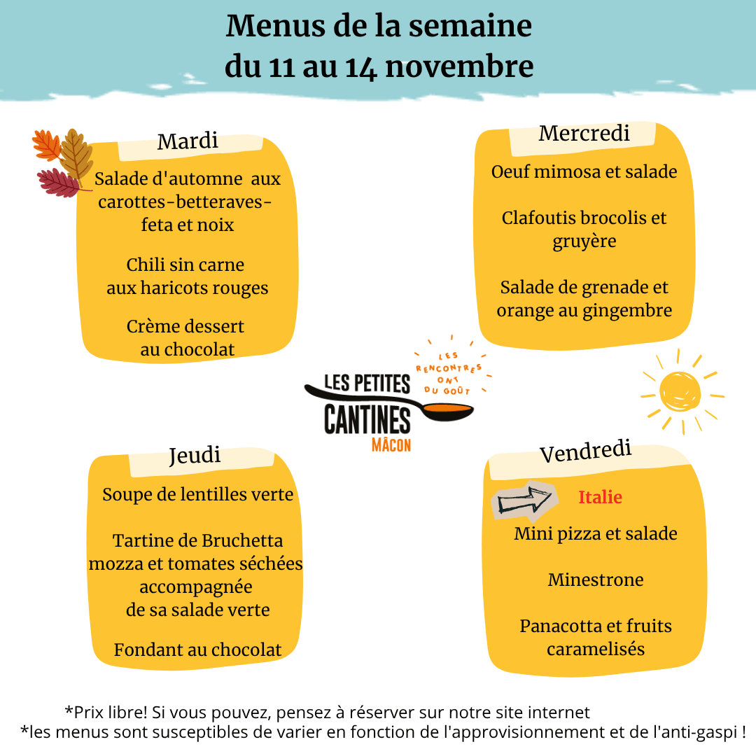 menu les petites cantines mâcon du 16 au 20 décembre menu les petites cantines mâcon du 16 au 20 décembre