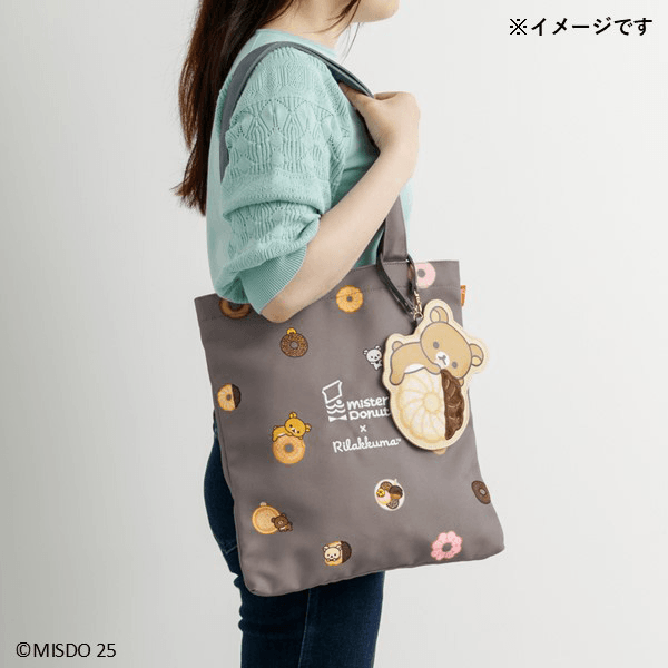 2025/09 拉拉熊 Mister Donuts 聯名系列 甜甜圈懶熊 收納包 提袋 