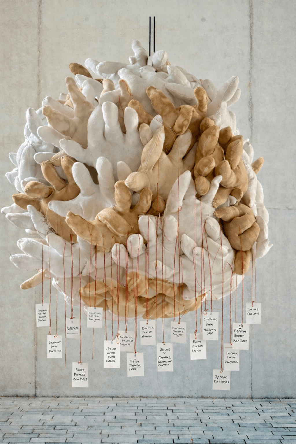 Wishing Well. Participatory soft sculpture project.