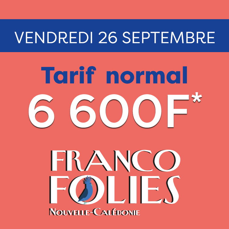 Tarifs normal vendredi
