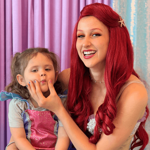 Princess Ariel Little Mermaid Character Performer Kids Birthday Parties Edmonton Special Event Entertainment
