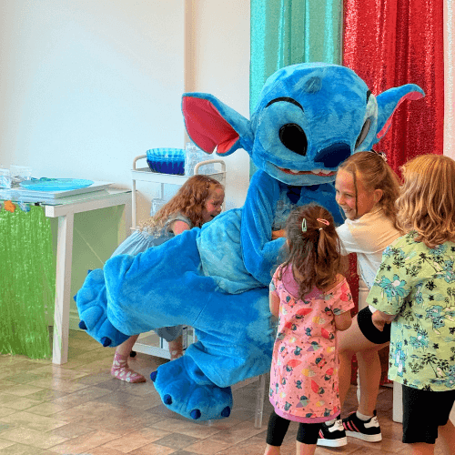 Lilo And Stitch Mascot Character Performer Kids Birthday Party in Edmonton