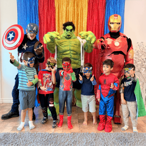 Captain America Performer Marvel Avengers Superhero Kids Party Character Birthday Party Entertainer Edmonton Special Events