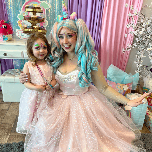 Unicorn Party Performer Kids Girls Birthday Party Character Edmonton Special Event Entertainment
