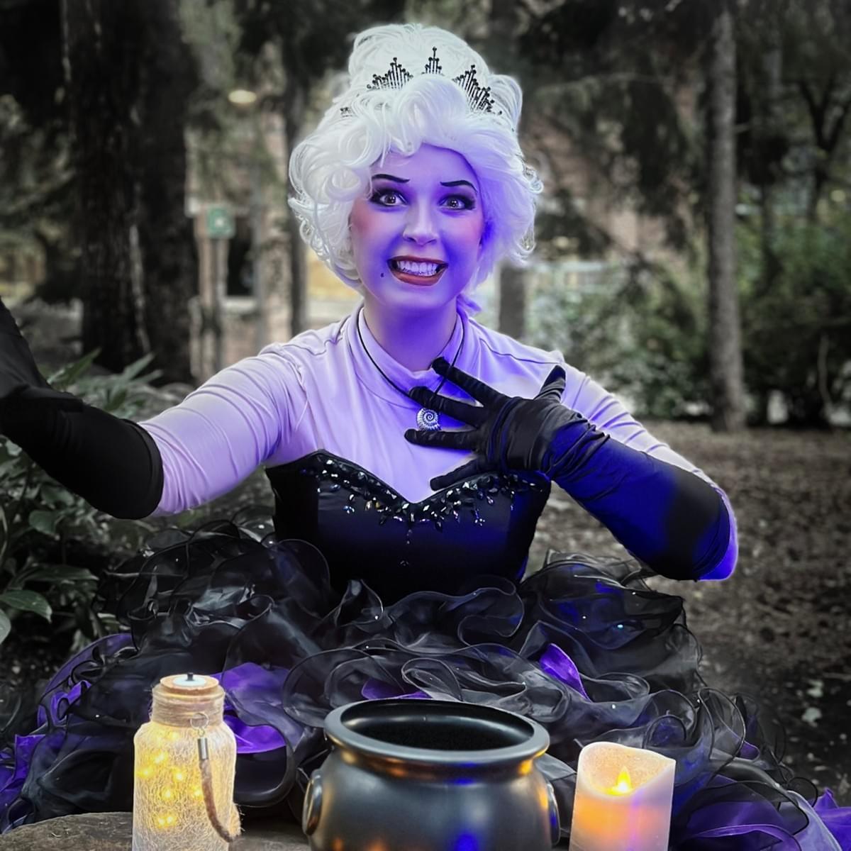 Ursula Little Mermaid Villain Characters Edmonton Live Entertainment Halloween Party Birthday Special Events