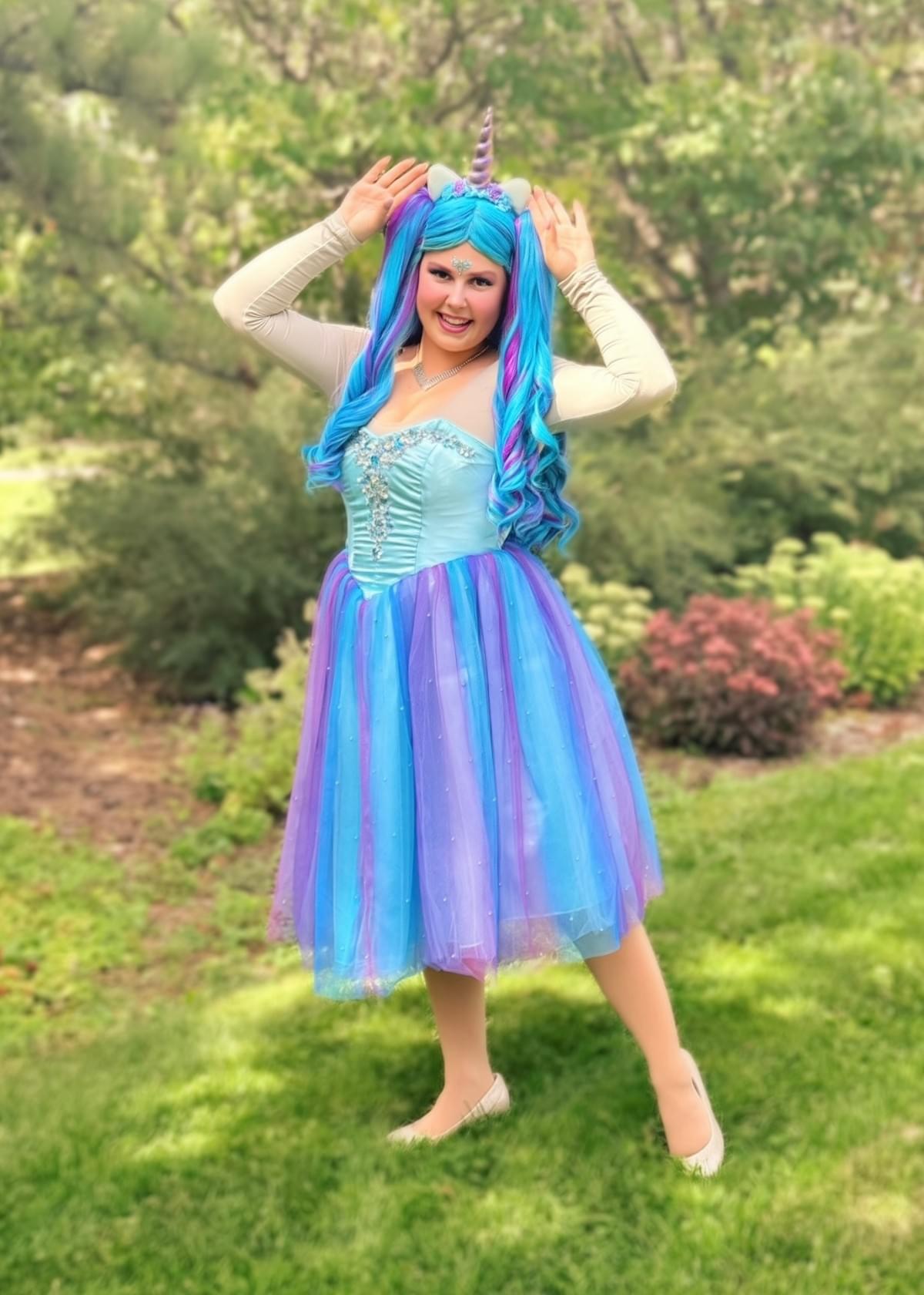 Unicorn Party Performer Kids Girls Birthday Party Character Edmonton Special Event Entertainment