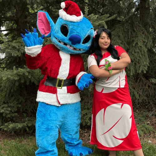 Lilo And Stitch Mascot Character Performer Kids Birthday Party in Edmonton