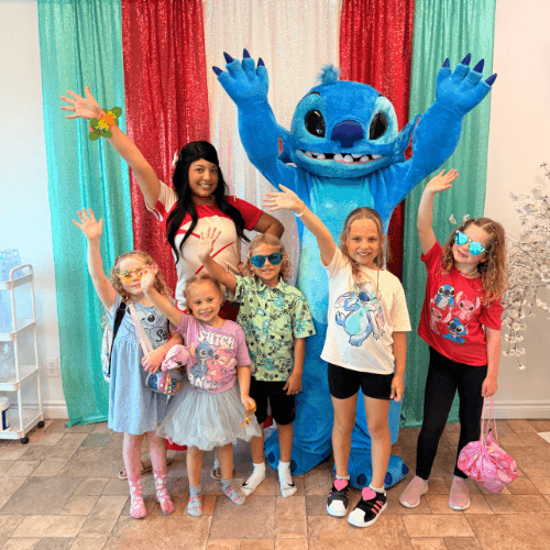 Lilo And Stitch Mascot Character Performer Kids Birthday Party in Edmonton