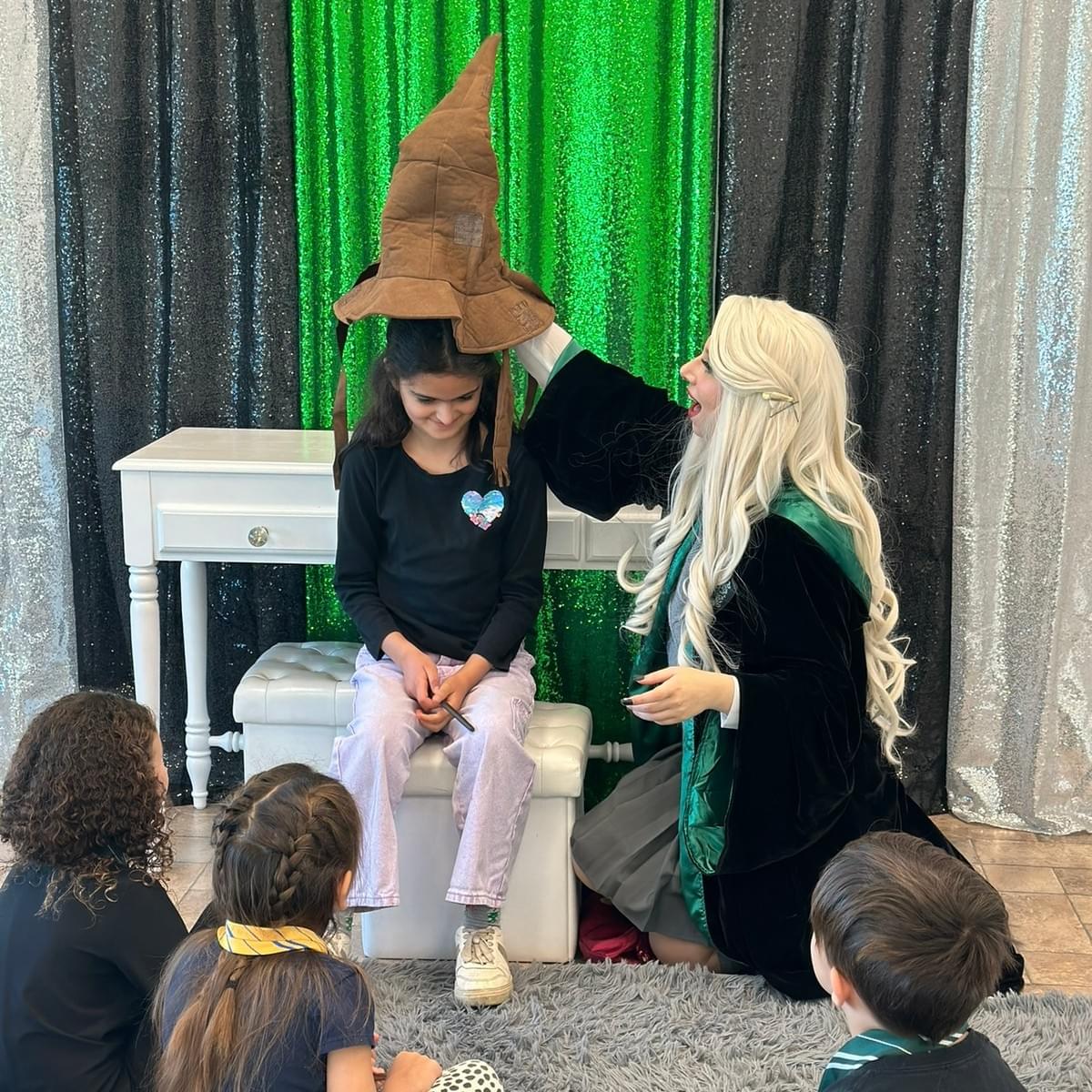 Harry Potter Hermoine Hogwarts Wizard Party Character Performer Kids Birthday Party in Edmonton