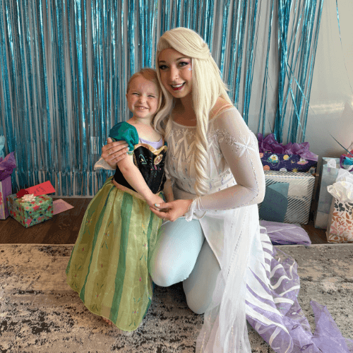 Frozen Characters Queen Elsa Princess Anna Olaf Performer Kids Birthday Parties Edmonton Special Event Entertainment