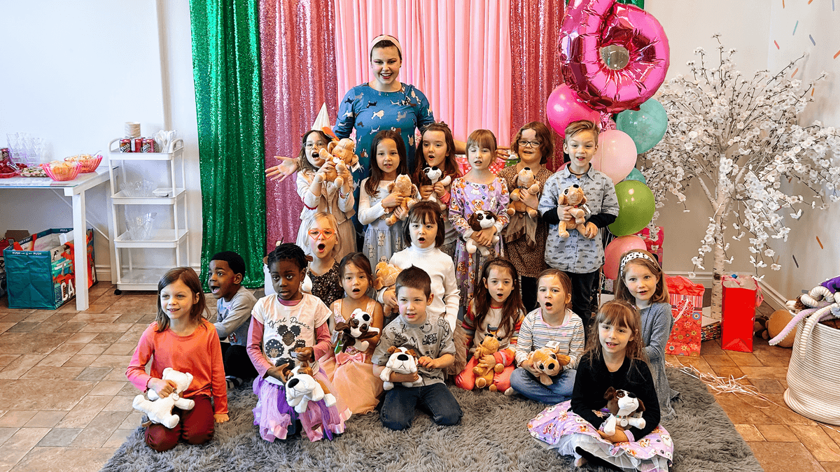 Puppy Theme Kitty Birthday Party Edmonton Adopt a Stuffed Puppy Birthday Party Package