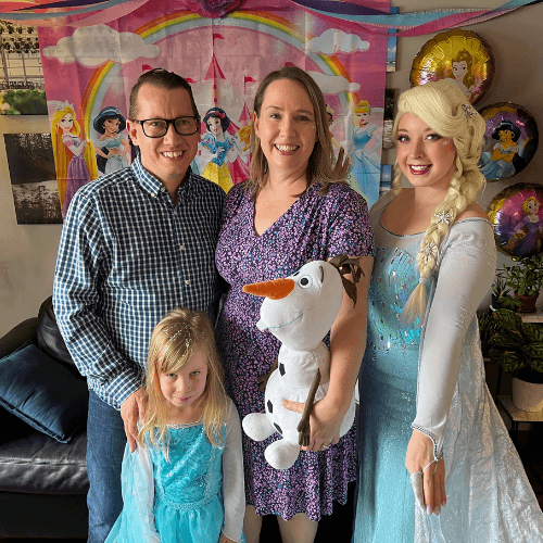 Frozen Characters Queen Elsa Princess Anna Olaf Performer Kids Birthday Parties Edmonton Special Event Entertainment