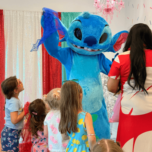 Lilo And Stitch Mascot Character Performer Kids Birthday Party in Edmonton