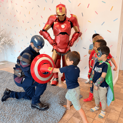 Captain America Performer Marvel Avengers Superhero Kids Party Character Birthday Party Entertainer Edmonton Special Events