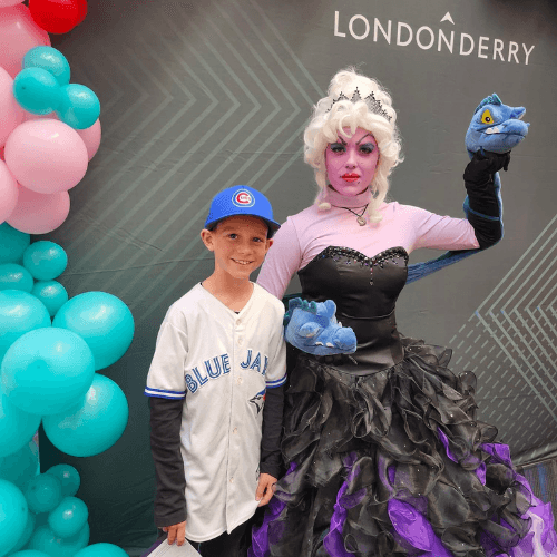 Ursula Little Mermaid Villain Characters Edmonton Live Entertainment Halloween Party Birthday Special Events