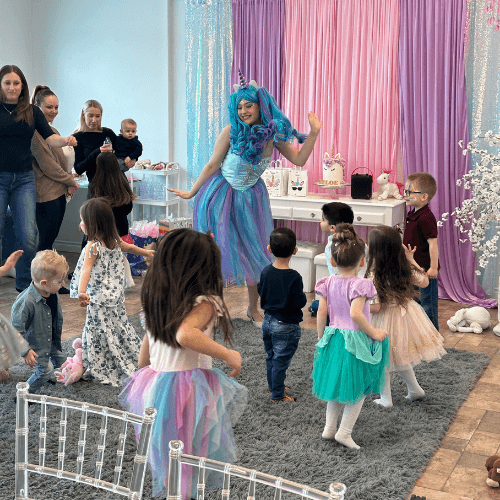 Unicorn Party Performer Kids Girls Birthday Party Character Edmonton Special Event Entertainment