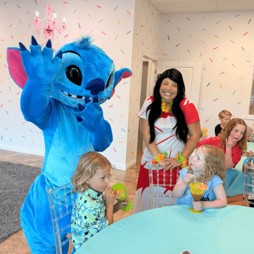 Lilo And Stitch Mascot Character Performer Kids Birthday Party in Edmonton