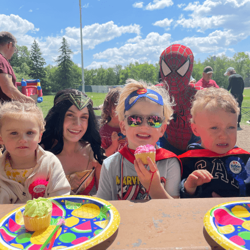 Wonder Woman Superhero Performer Kids Party Character Birthday Party Entertainer Edmonton Special Events