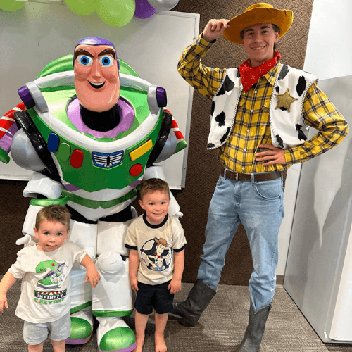 Disney Pixar Toy Story Woody Jessie Buzz Lightyear Character Performer Kids Birthday Party in Edmonton