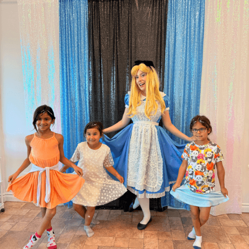 Alice In Wonderland Character Performer Kids Birthday Party in Edmonton