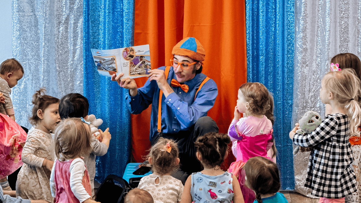 Blippi Performer Kid's Birthday Party Special Event Entertainment Edmonton