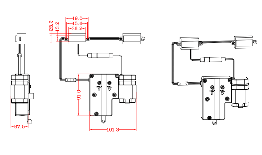 Toilet Cistern Automatic Flushing Sensor