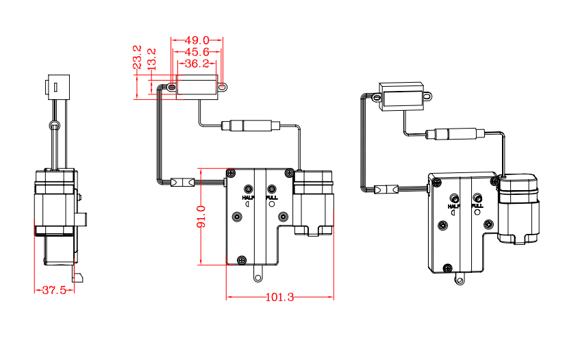 Concealed Cistern Automatic Flushing Sensor