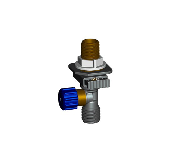 Angle valve of concealed cistern toilet