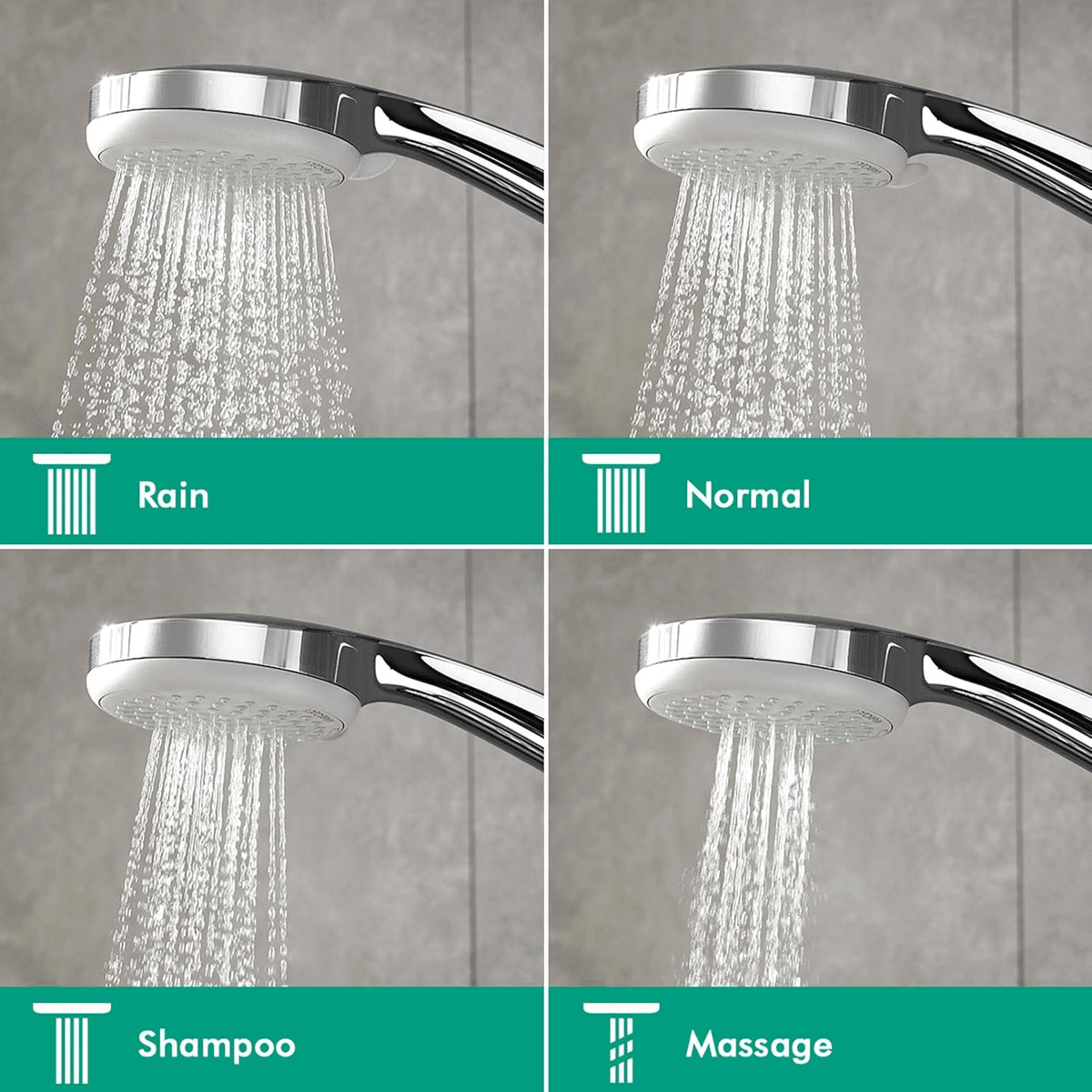 RisingBath Aerator Set with Flow Regulator 5 l/min, Water Saving, Flow Regulator Tap Aerator