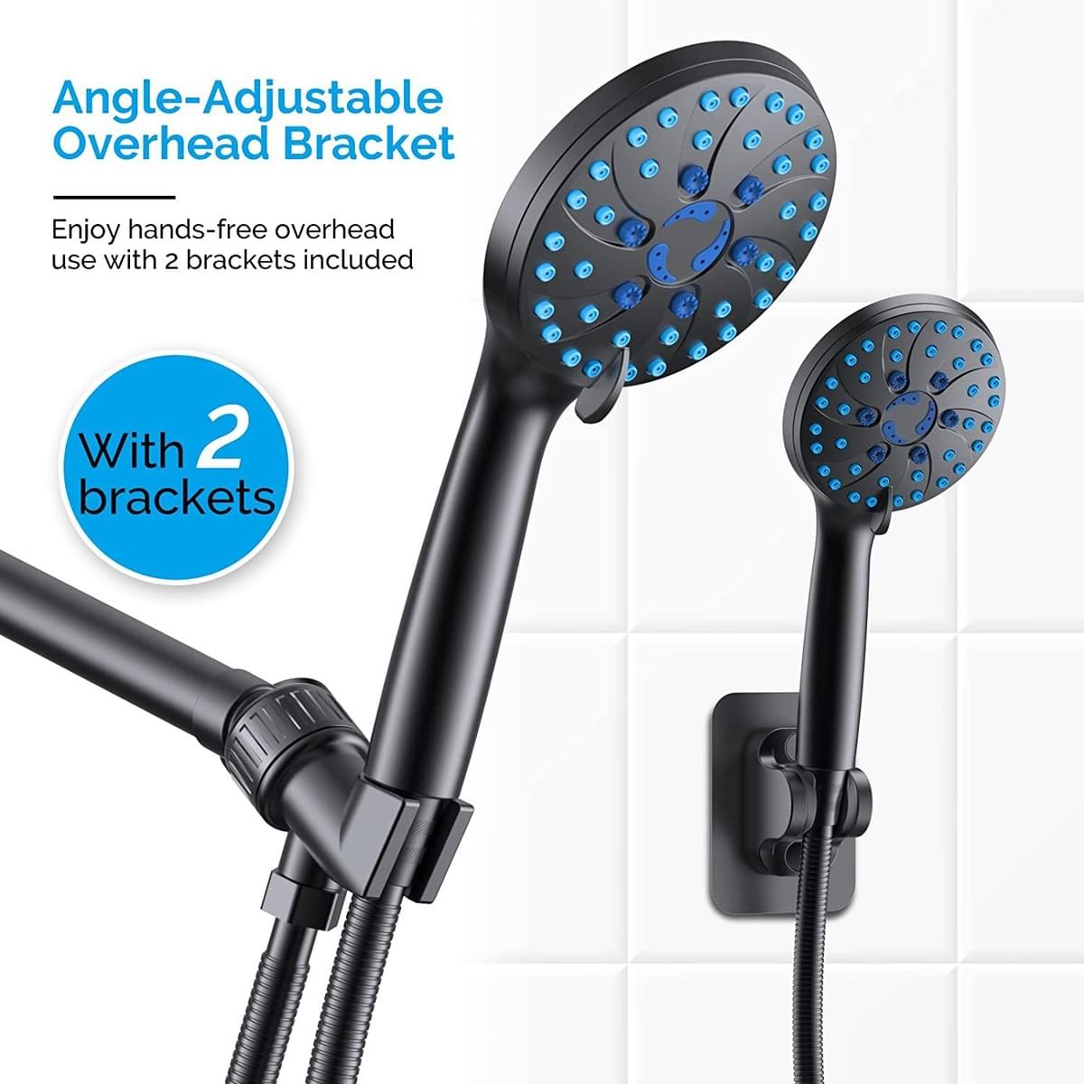 Rising Bath Bathroom Showerheads Handheld Shower Head with Hose High Pressure Handheld Shower Head