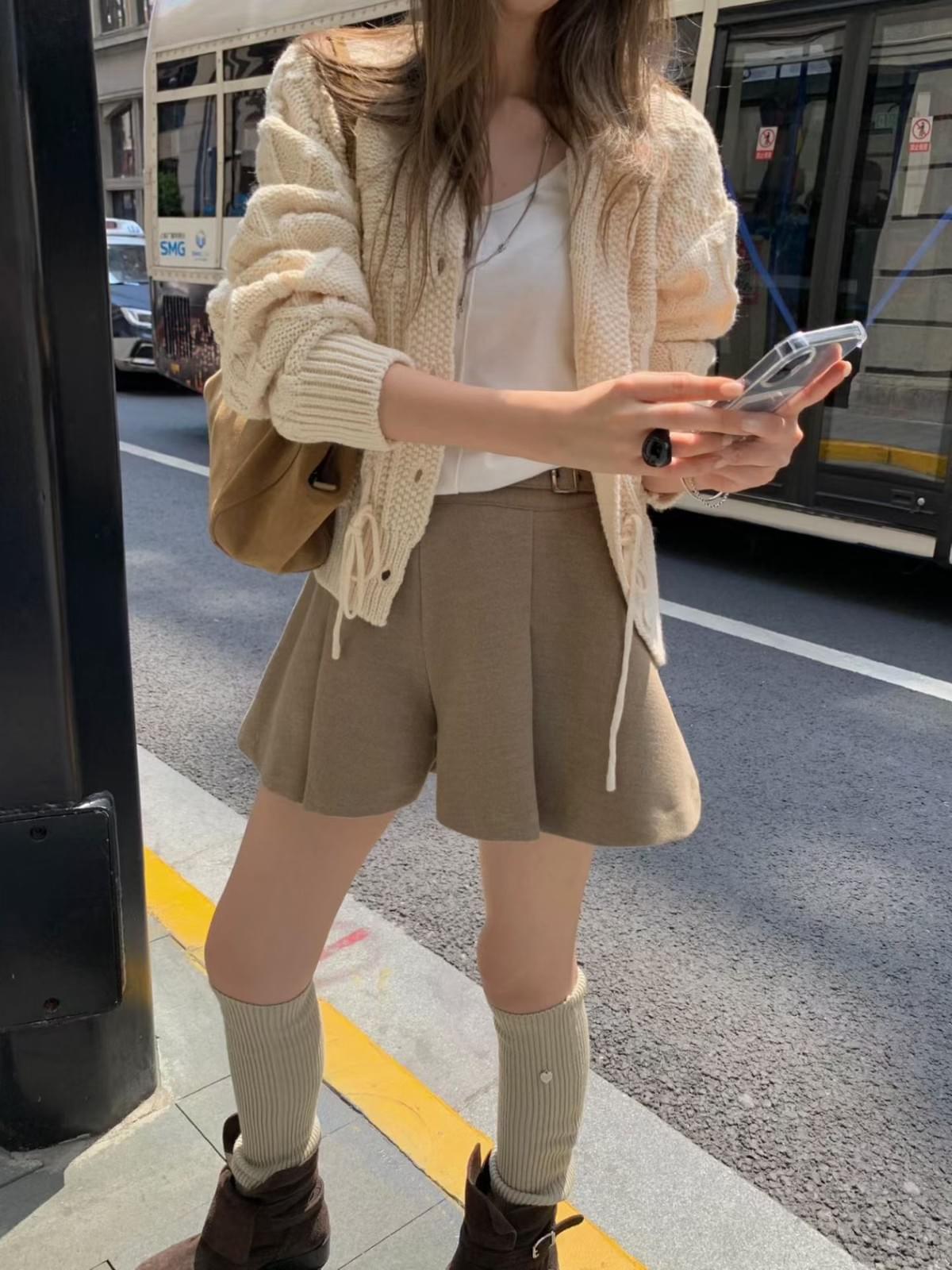 [25F1004]百搭修飾小腿坑條堆堆襪套（五色）