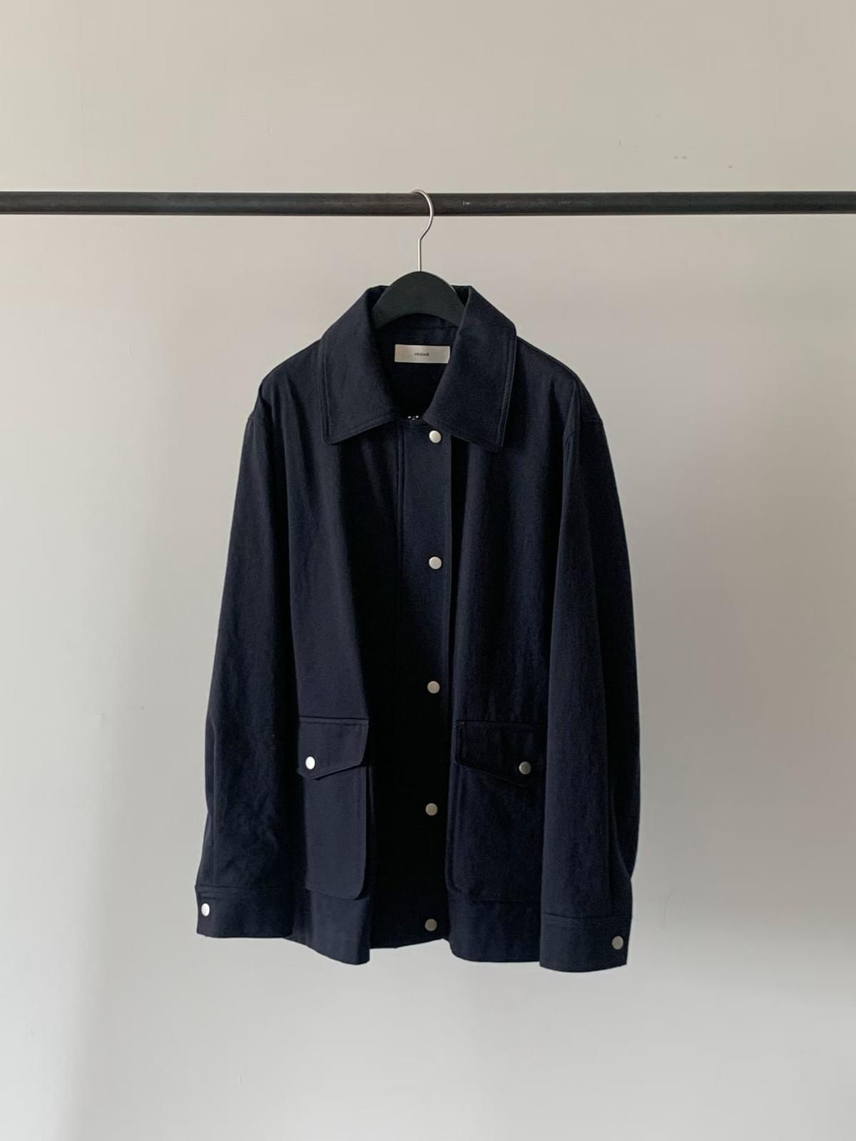 [25W1116]挺版撞色翻領中長版風衣外套(兩色)