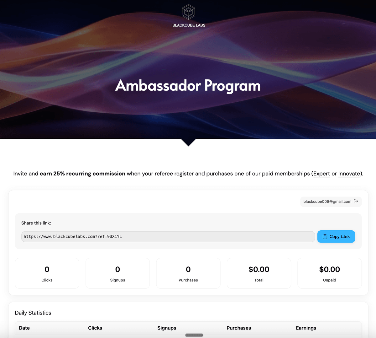 BlackCube Labs - Ambassador Program