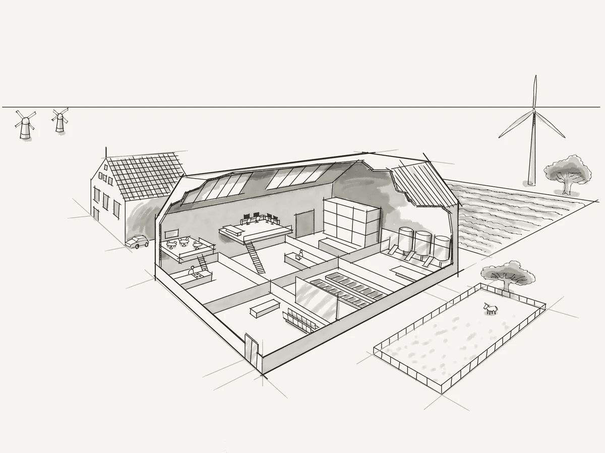 Prototype cultured meat farm