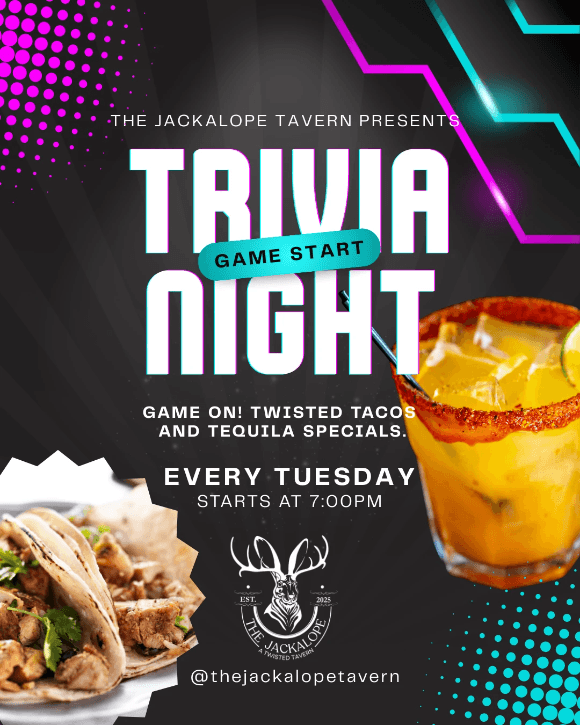 Tuesday Trivia, events, the jackalope tavern, aurora, co