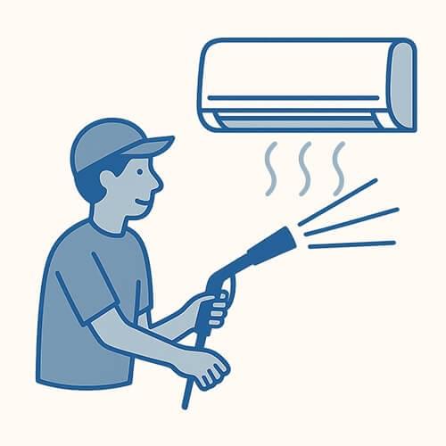 高壓水槍深層清潔