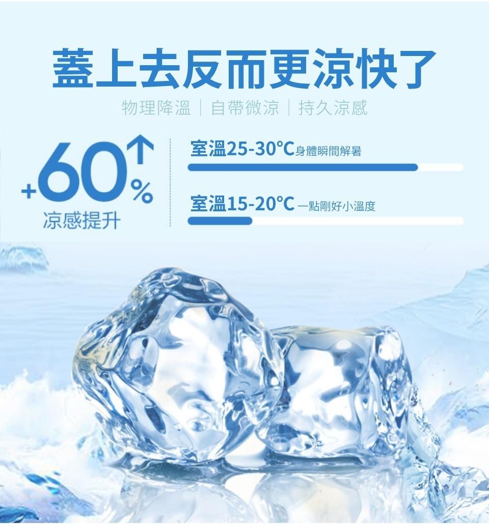 『立新寢具』沁涼抗菌涼感紗雪糕夏涼被—5/29~6/16