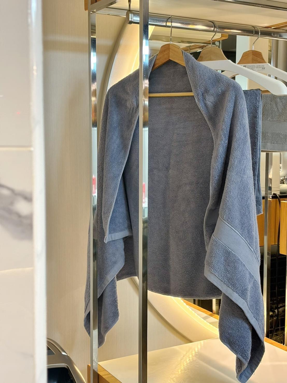 『MORINO摩力諾』 石墨烯低棉絮抗靜電毛浴巾—1/2~1/19