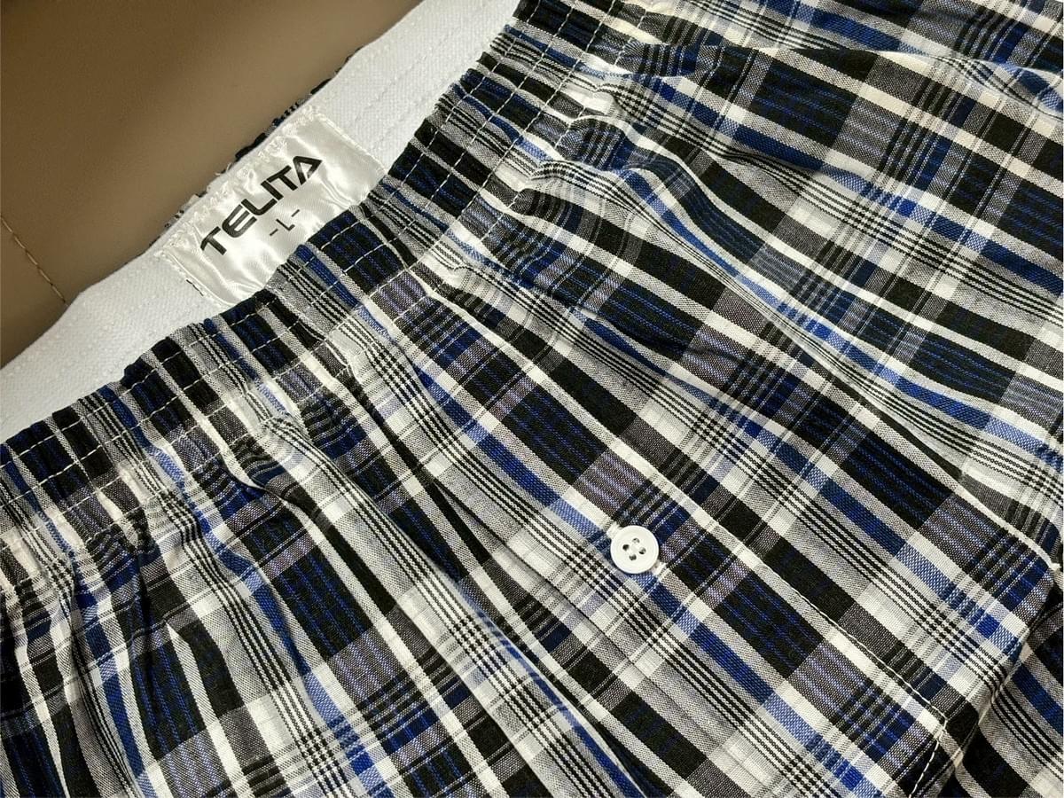 『MORINO摩力諾』色紗格織平口褲/四角褲—4/24~5/12