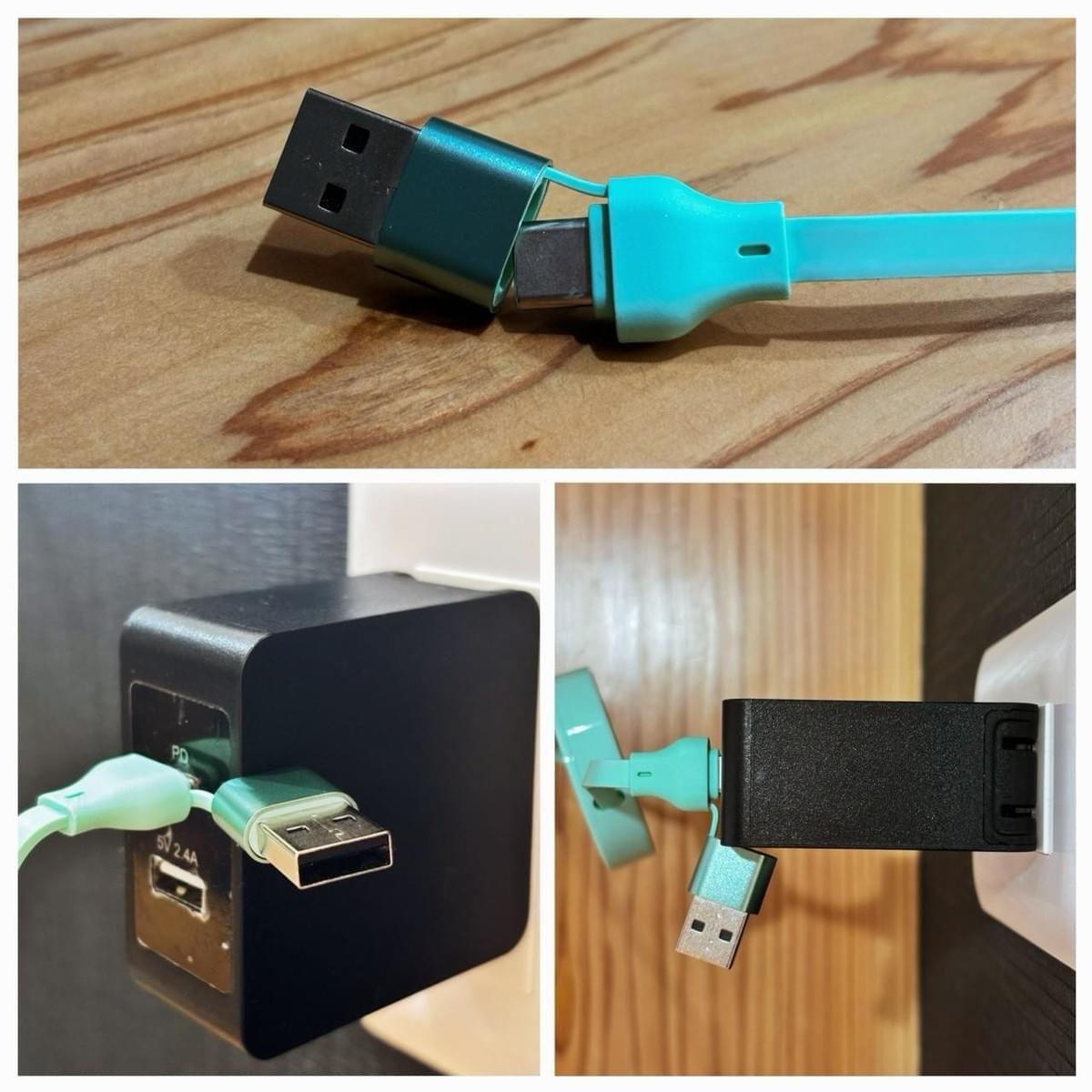 『aibo』 六合一 伸縮收納快充線-1.1M—2/24~3/23