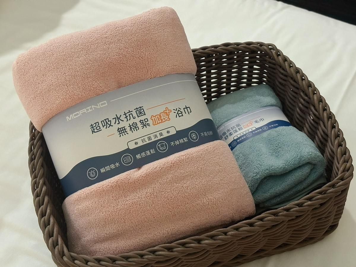 『MORINO摩力諾』超吸水舒柔蓬鬆加長毛巾/浴巾—4/2~4/22