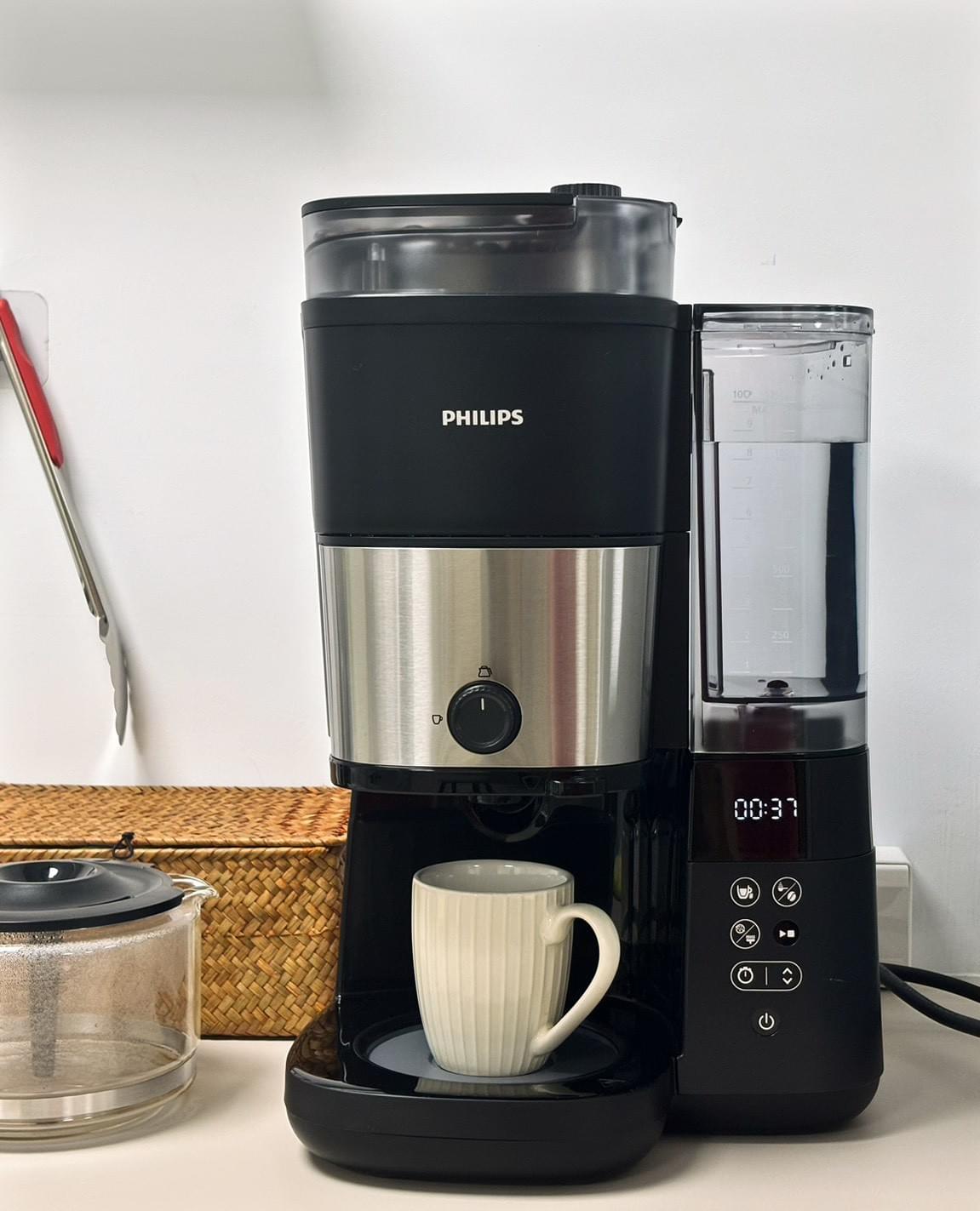 『飛利浦』1+1全自動雙研磨美式咖啡機—4/24~6/30