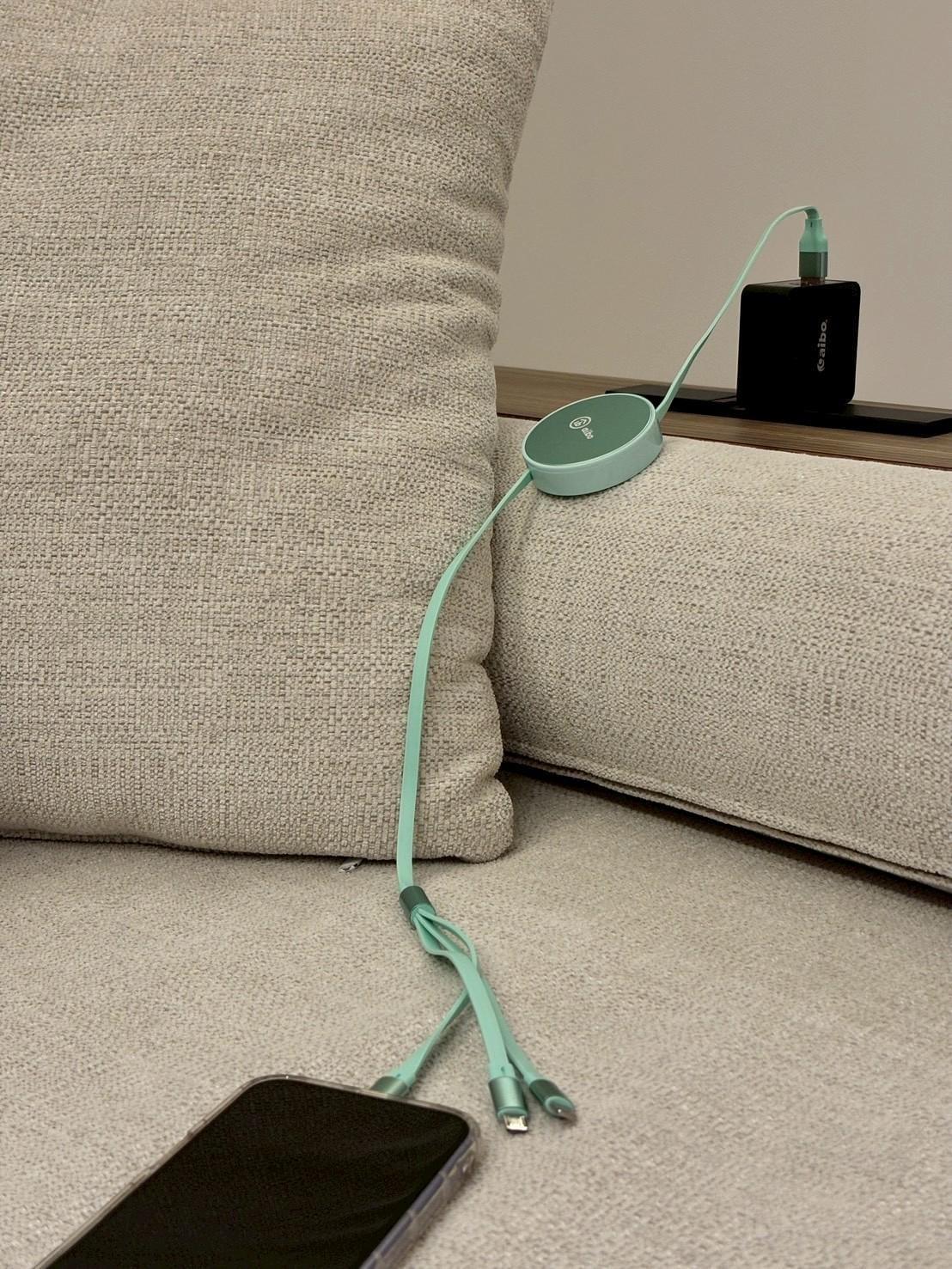 『aibo』 六合一 伸縮收納快充線-1.1M—2/24~3/23