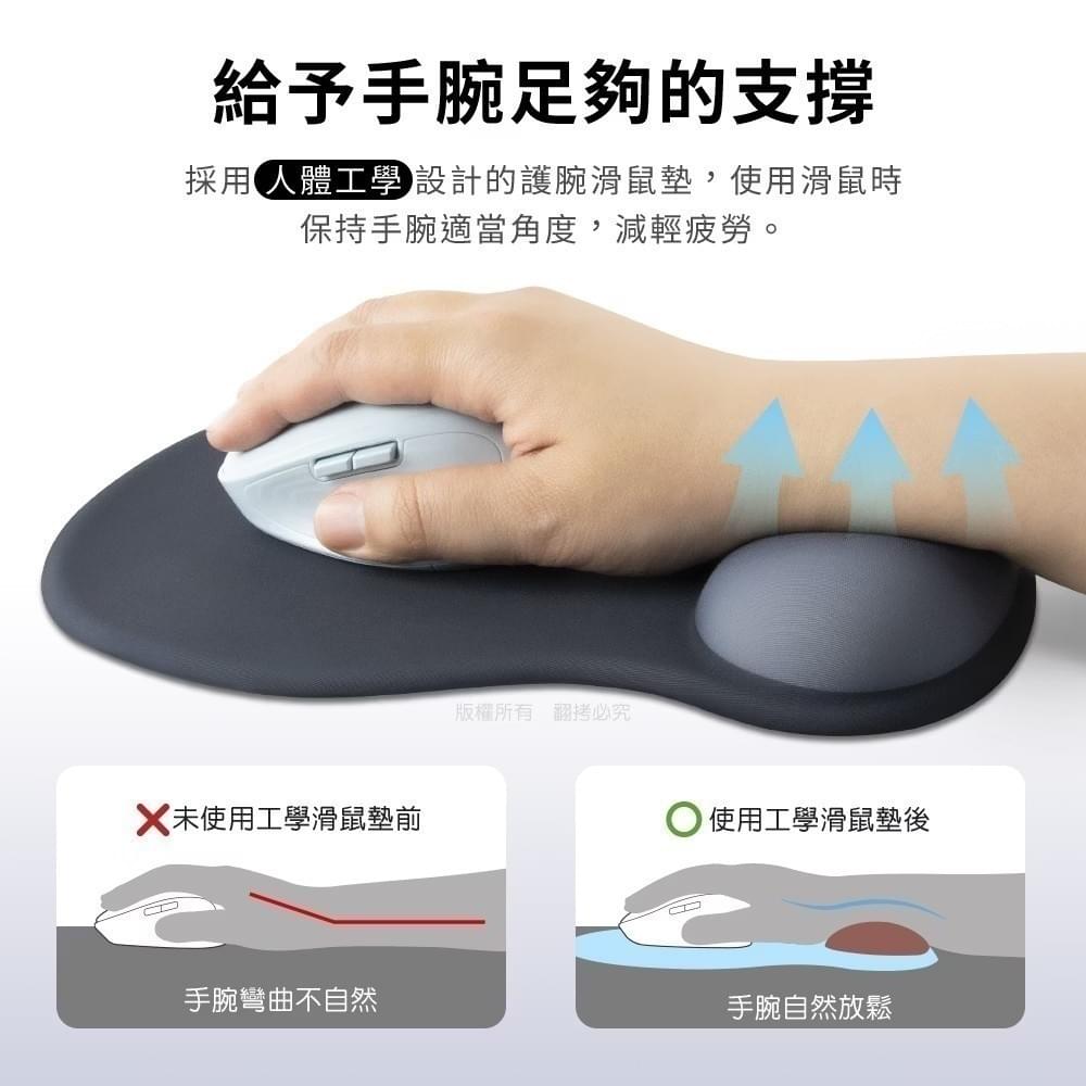 『aibo』人體工學.貼合設計 舒壓護腕滑鼠墊—10/9~10/17