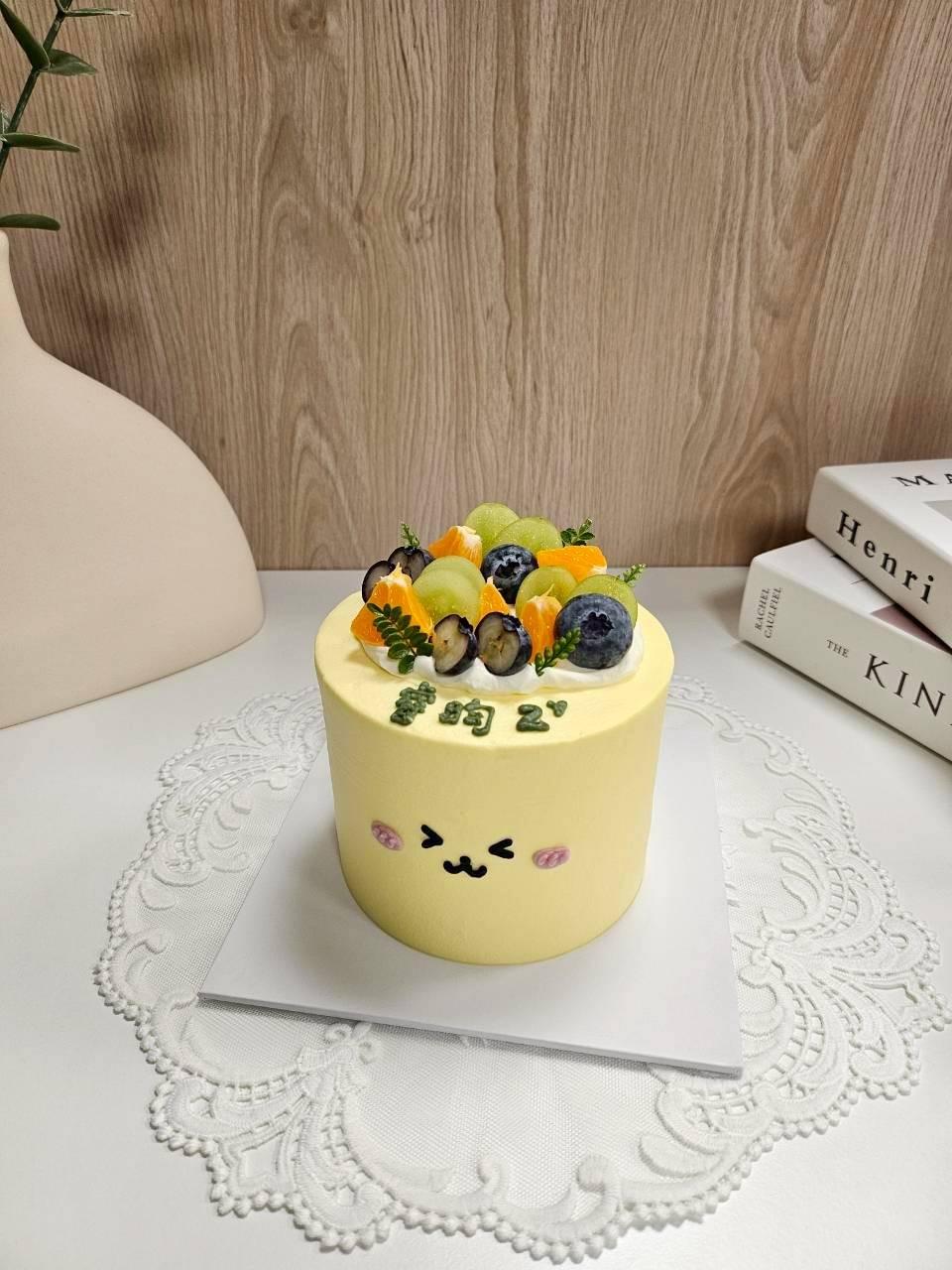 【4吋鮮奶油蛋糕】果物精靈・咕嘟咕嘟