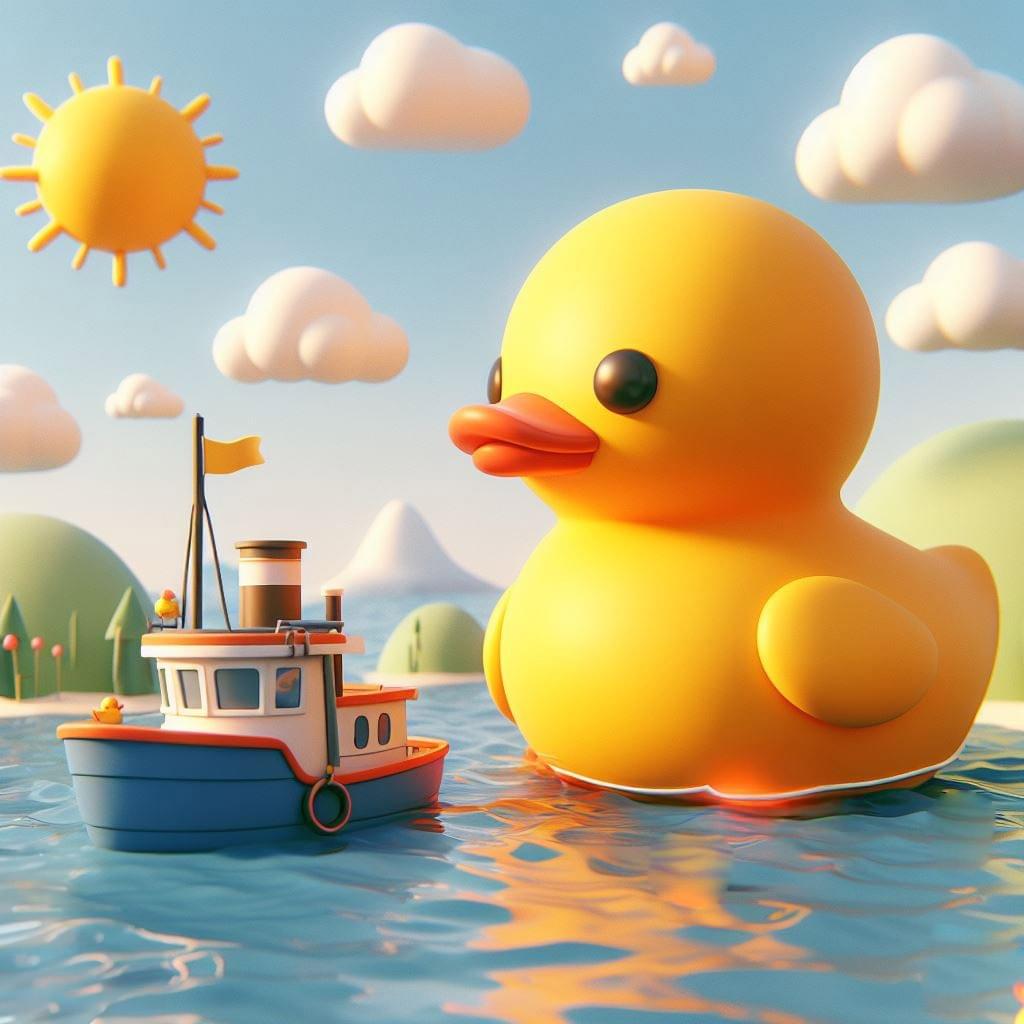 創意思考：放大版黃色小鴨的由來